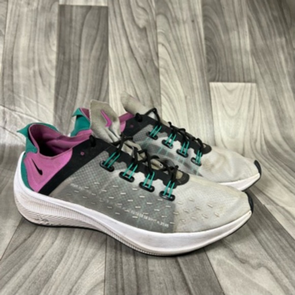 Nike Womens Exp-X14 Running Shoes Gray A03170-003 Color Block Lace Up 9.5M - Picture 1 of 12